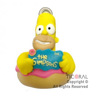 ADORNO HOMERO SIMPSON EN DONA PORCELANA FRIA x 1